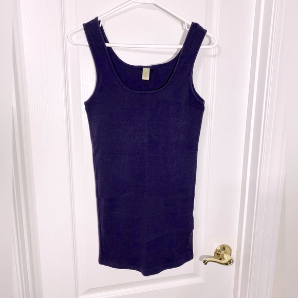 Alternative Apparel Tops - NEW Alternative Apparel Ribbed Knit Tank Top Navy Blue Stretch Cotton XL